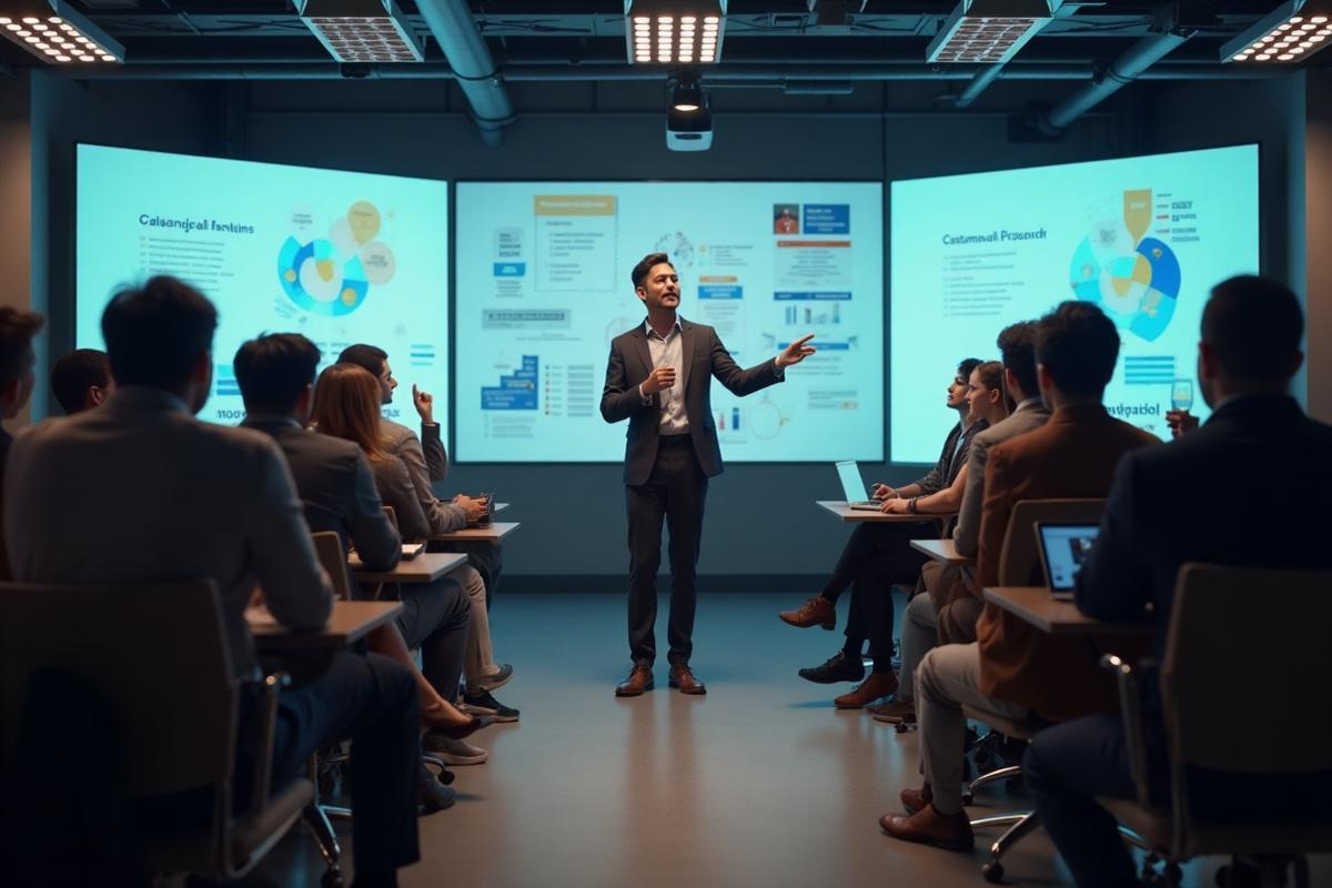 Business game simulation